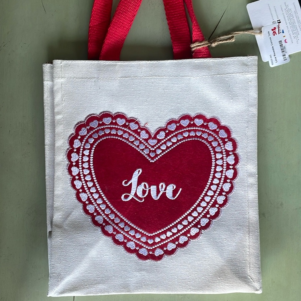 Love Canvas Tote